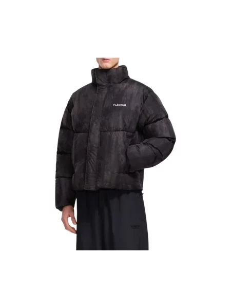 Flâneur Kurtka Pikowana schwarz czarna