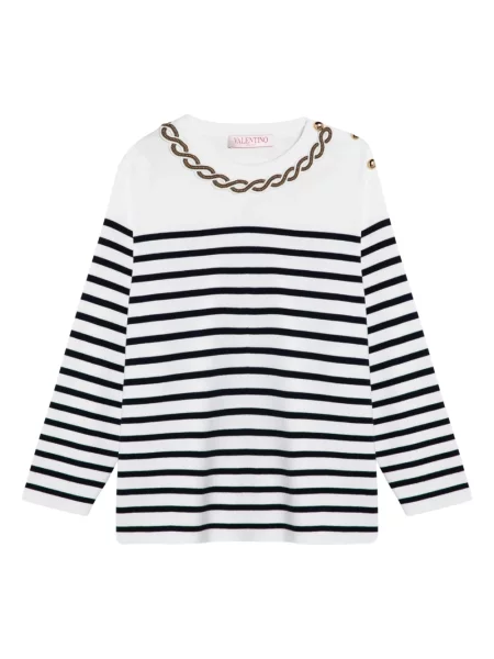 Lniany sweter Valentino Garavani