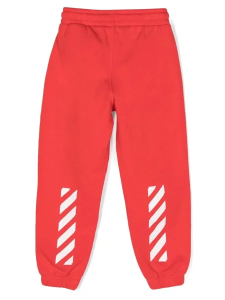Pantaloni copii Off-white alb