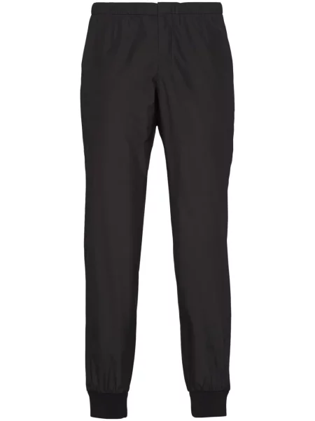 Pantaloni Prada de mătase negru
