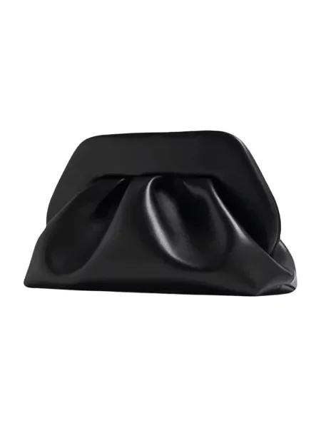 Sneakersy Themoirè skórzane czarne