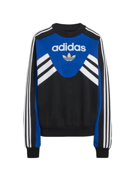 Sneakerși Adidas Samba cu dungi cu decolteu rotund negru