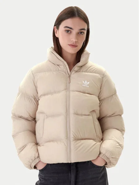 Dzseki Adidas Originals strasszokkal bézs