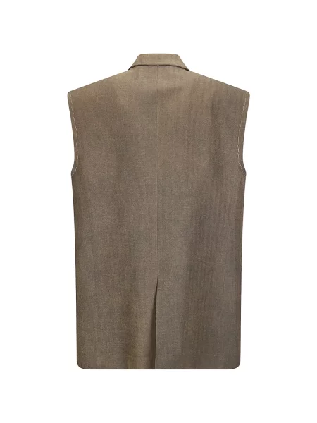 Geacă Uma Wang cu model herringbone maro