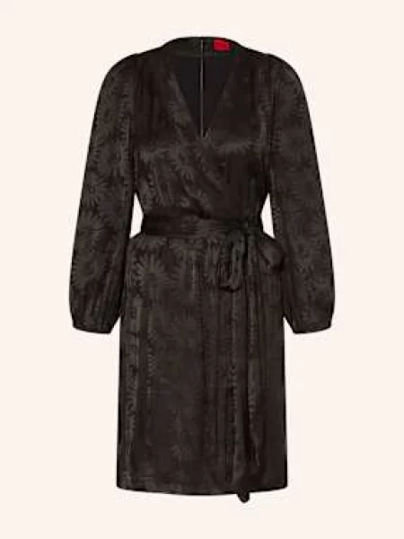 Hugo Sukienka Satynowa Kaleli schwarz czarna