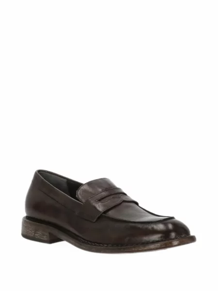 Bőr loafer Moma barna