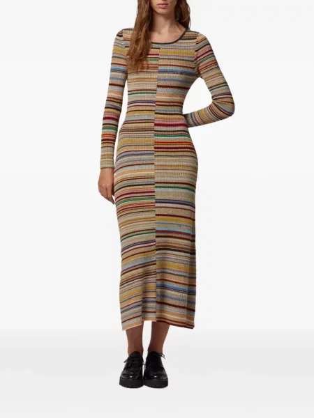 Rochie Paul Smith cu dungi tricotate