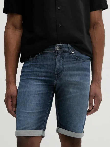 Karl Lagerfeld Szorty Mężczyzna Denim Carpenter Denim Shorts niebieski