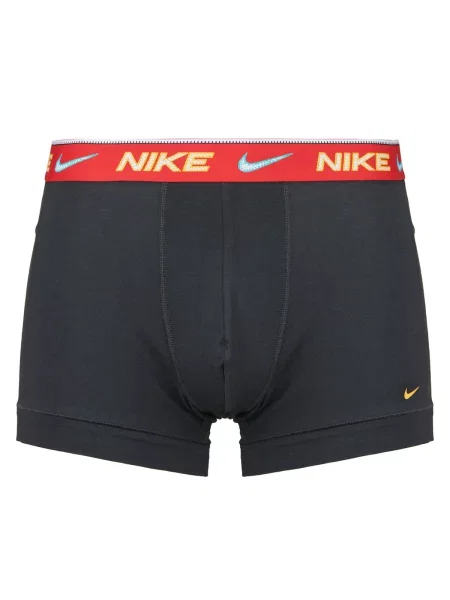 Pánske boxerky Nike Cotton Stretch Trunk 3 pack steel Grey čierna