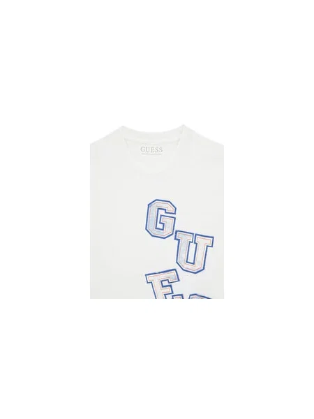 Guess T-shirt Relaxed Fit bijela