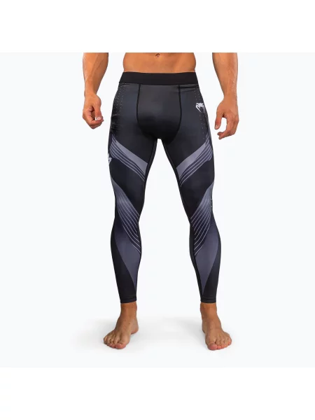 Legginsy treningowe Venum No-Gi Spats black/white białe