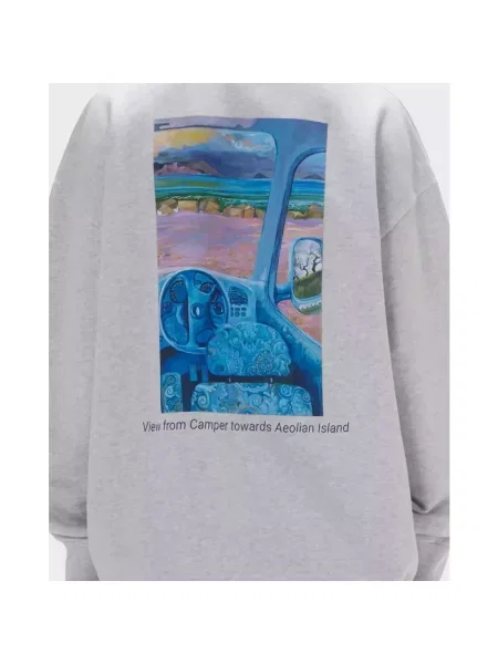 Bluza Jw Anderson z logo szara
