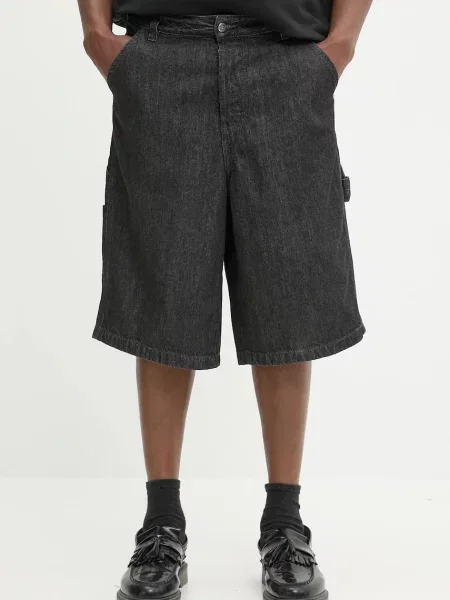 Jeans kratke hlače Diesel D-LIVERY-W-SHORT črna