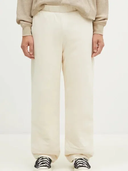 A.P.C. pantaloni de trening din Jogging Cutback neted bej