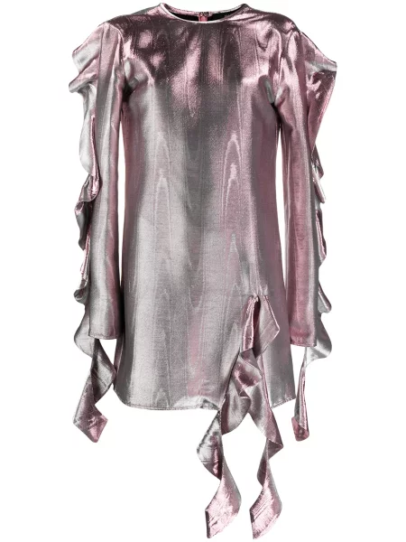 Rochie Ellery cu volane roz
