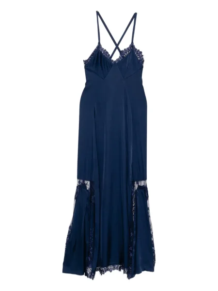 Rochie Blaklace cu model floral din dantelă de costum albastru
