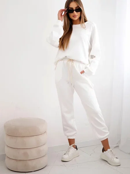 Pantaloni Kesi Włoski alb
