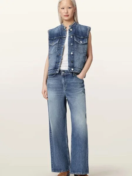 AllSaints безрукавка джинсова MAV