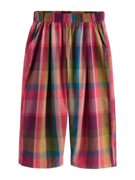 Next Pantaloni azur / citron / lila / roz zmeură galben