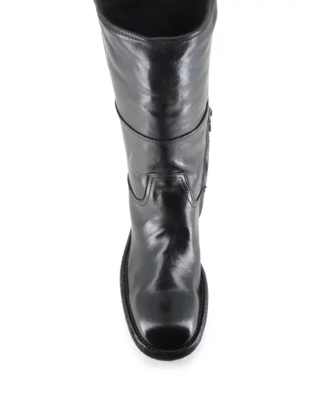 Botine Officine Creative cu cataramă negru