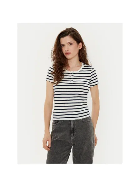 Tommy Jeans Póló Színes Slim Fit