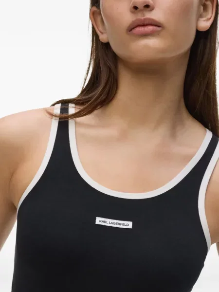 Body Karl Lagerfeld cu autograf negru