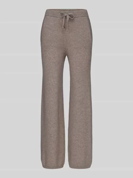 Spodnie o kroju regular fit o szerokości z czystego kaszmiru Jake*s Casual