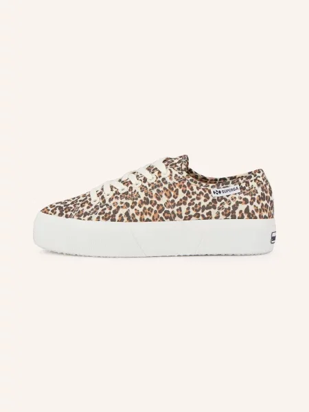 Superga Sneakersy beige brązowe