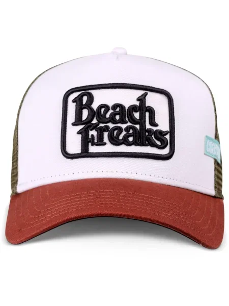 Coastal Șapcă HFT Beach Freaks ciocolatiu / roşu închis / negru alb