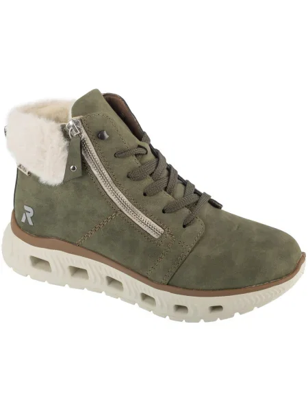 Sneakerși Rieker verde