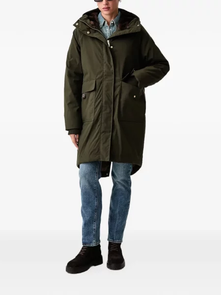 Parka Mos Mosh s kapucí zelená