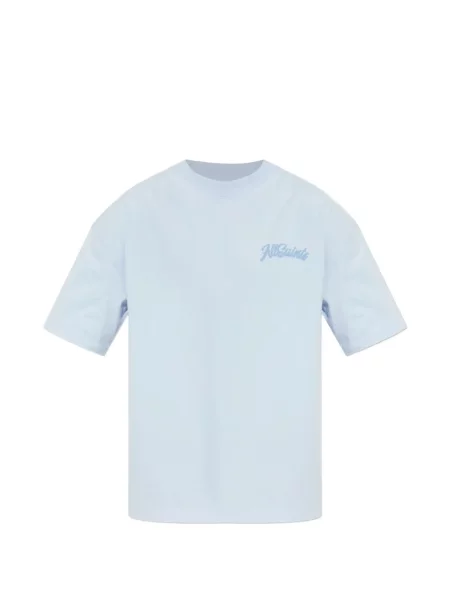 Tricou Allsaints cu imagine albastru