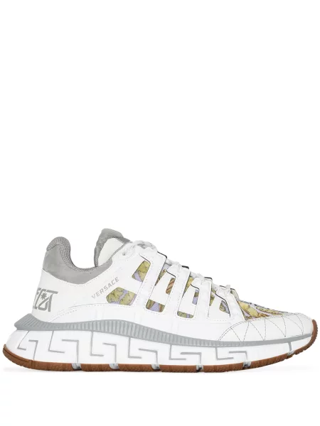 Sneakersy Versace Trigreca skórzane białe