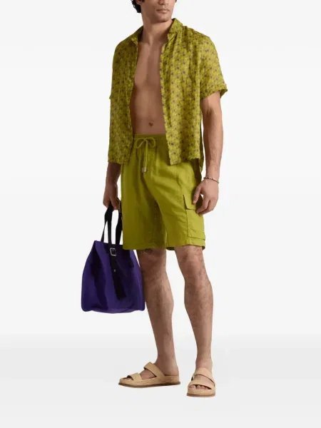 Pantaloni scurți Vilebrequin de in verde