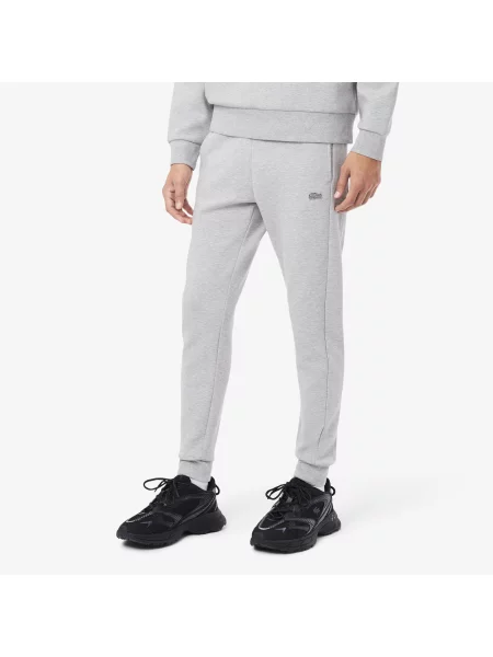 Lacoste Dopasowane Spodnie Dresowe Commuter Z Jerseyu szare