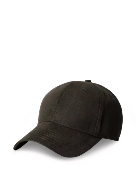 Șapcă Hackett London din piele de căprioară verde
