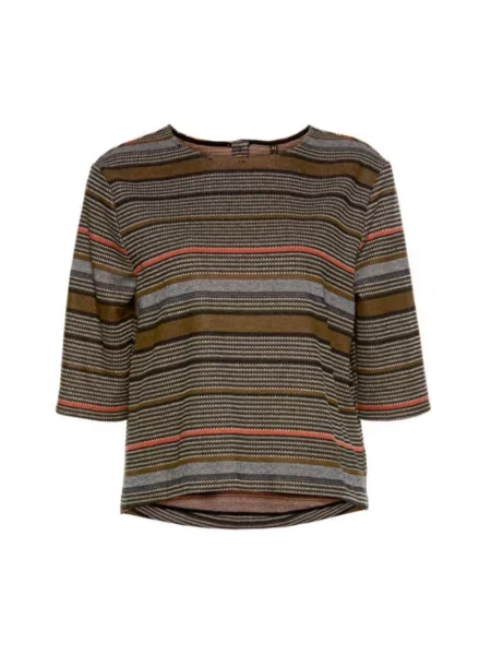 Wielobarwność bluzka Manila Grace w paski