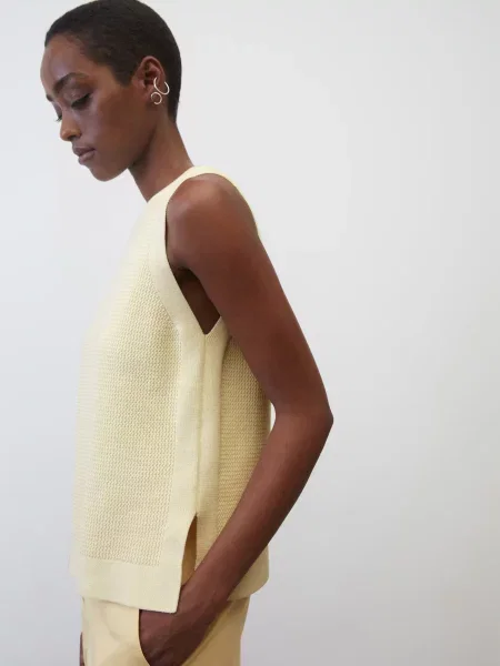 Marc O’Polo Жилет повсякденний без підкладки бежевий