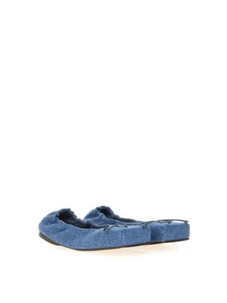 Balerinki Jacquemus niebieskie