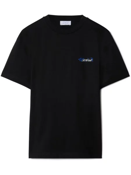 Tricou Off-white cu model floral