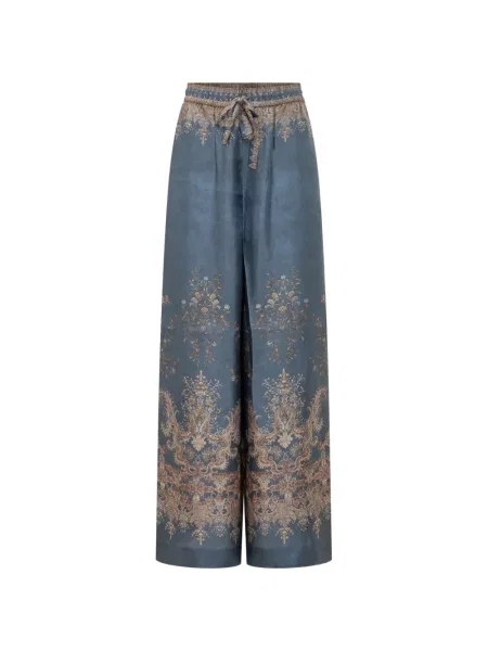 Pantaloni Zimmermann alergare albastru