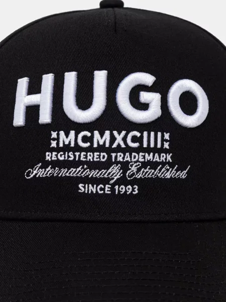 HUGO Blue kapa s šiltom moška Merk-Cap črna