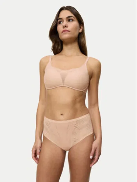Triumph Klasické kalhotky s vysokým pasem Shape Smart Ellipse béžová