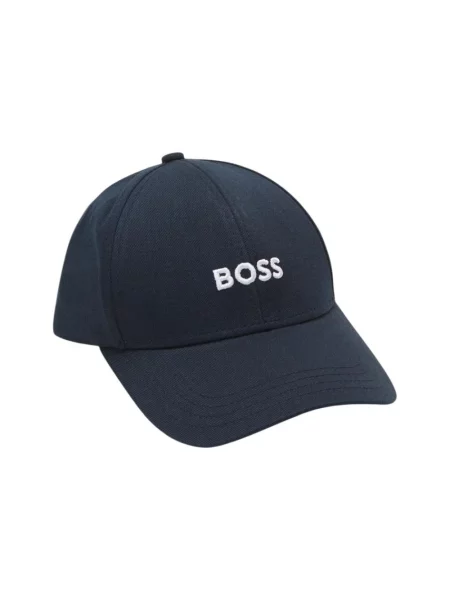 BOSS czapka z daszkiem z aplikacją niebieski