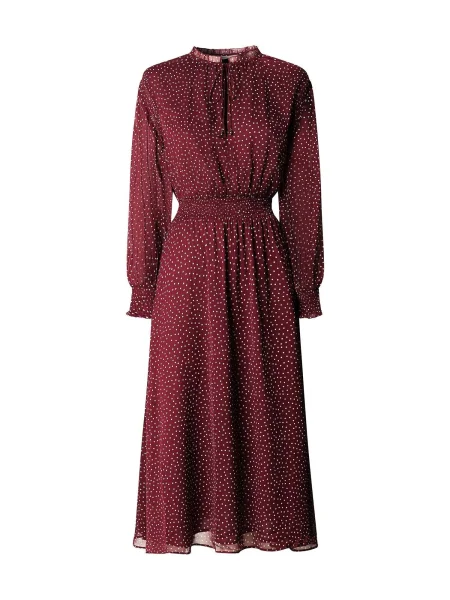 Pepe Jeans Rochie Mariette roșu vin alb