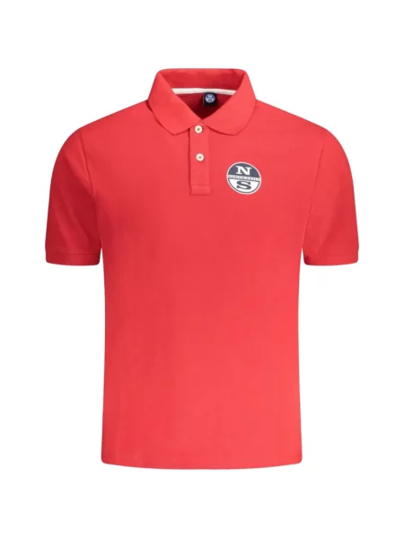 Tricou polo North Sails cu autograf roșu