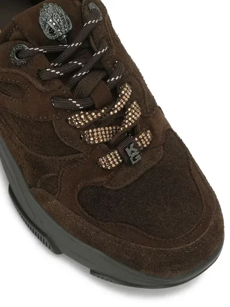 Kurt Geiger Sneakers tornacipő Starlight | hasított bőr barna