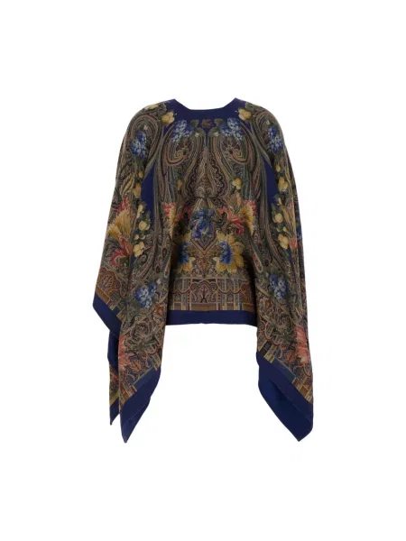 Kurtka Etro wełniana z wzorem paisley