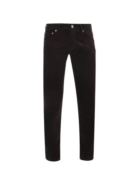 Pantaloni Barba de catifea cord maro