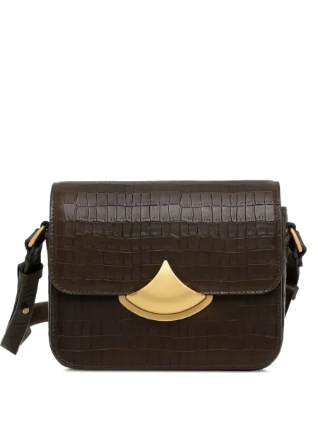 Kožni bodi Sessun smeđa